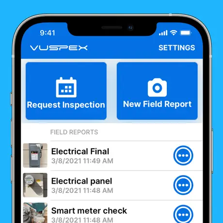 A preview image of the mobile application VuSpex GO